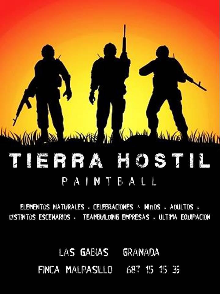 Cartel | Paintball en Granada | Tierra Hostil